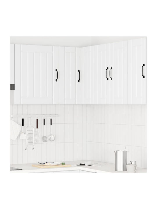 Kalmar Dulap de Colț Suspendata Alb 57x57x60buc