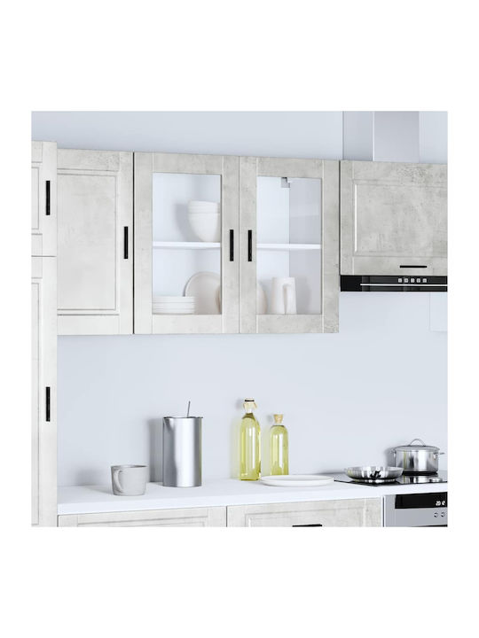 Porto Cabinet Wall Concrete Grey 80x31x60pcs