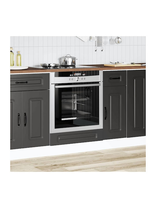 Kalmar Шкаф за Долен Фурна Черно 60x46x81.5бр