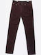 Hose Elastisch Burgundisch