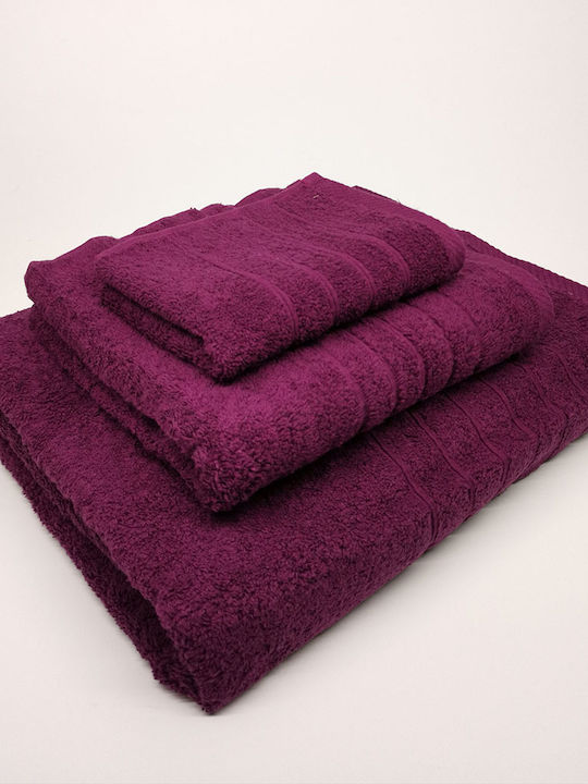 Handtuch 30x50 600gsm 100% Baumwolle Lila