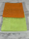 Кърпа за лице 50x100 500gsm с оранжева рамка
