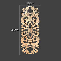 Carved Solid Wood 48x19cm Dhw-419