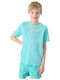 Kids' T-shirt Turquoise