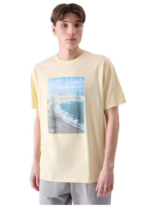 4F M2132 T-Shirt Gelb
