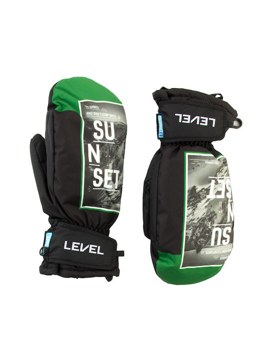Level Juke Kinder Ski- & Snowboardhandschuhe Schwarz