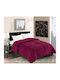 Silk Fashion Κουβερτοπάπλωμα Μονό 170x240εκ. Braid Μπορντώ 780 GSM