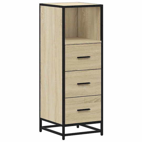 vidaXL Cabinet de baie L35xA37.5xÎ100cm Sonoma