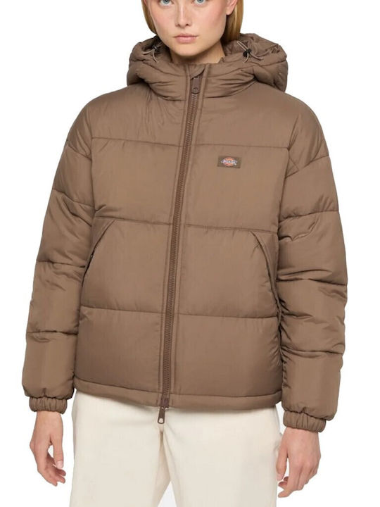 Alatna Κοντό Γυναικείο Puffer Μπουφάν για Χειμώνα Mushroom