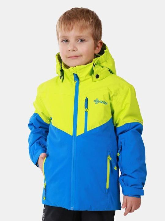 Kids Casual Coat with Lining and Hood Light Green