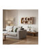 Home Markt Wall Shelf Series Santorini Hm18063.02 MDF Brown 120x18x60cm