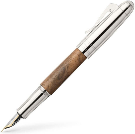 Faber-Castell Πένα Γραφής Medium Ξύλινη με Μαύρο Μελάνι