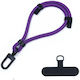Techsuit Rope Wrist Strap1 Rws1-26-34 Phones Cosmic Violet