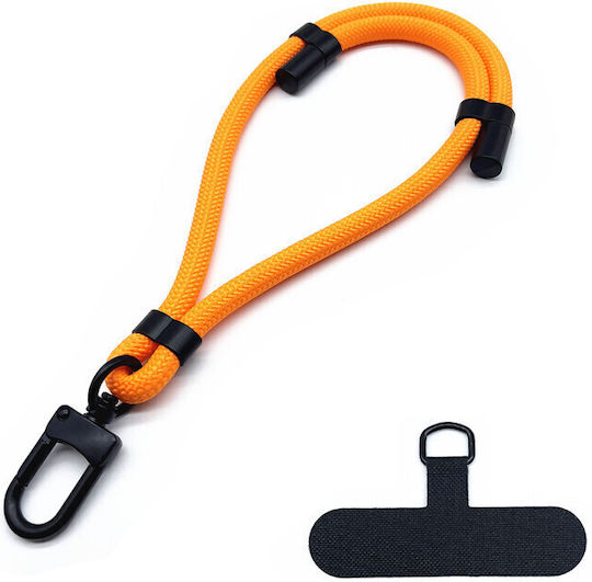 Techsuit Rope Wrist Strap1 Rws1-03 Phones Flame Orange