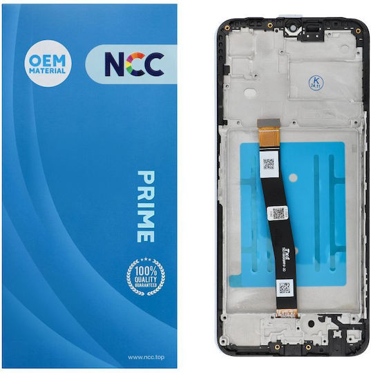 Екран Ncc Lcd Display със Сензорен Механизъм и Рамка за SAMSUNG A22 5G A226B (Черен)