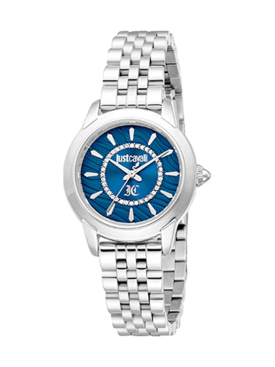 Just Cavalli Animalier Γυναικείο Ρολόι 30mm Μπα...