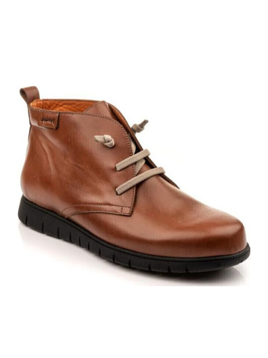 Boxer Leder Anatomisch Herrenstiefel Tabac Braun