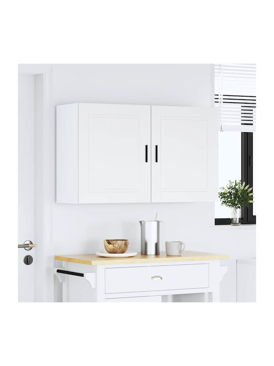 Vidaxl Kitchen Wall Cabinets 2 Pcs Porto White ...