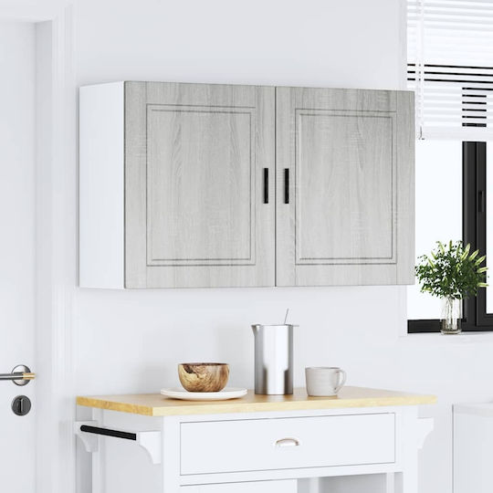 Dulapuri de bucătărie de perete Vidaxl 2 buc Porto gri Sonoma 50x31x60cm maro