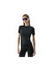 4F Cycling Short Sleeves Cycling Jersey Black