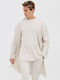 Herren Strickjacke Sand
