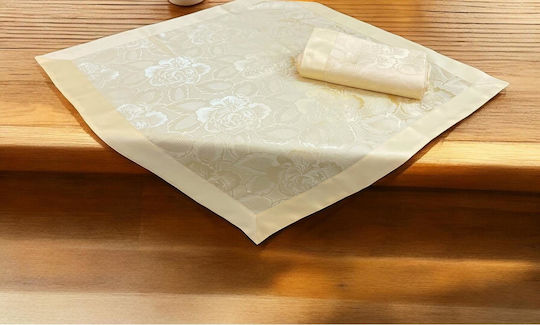 Set de 7 fețe de masă Jacquard cu trandafiri galbeni Lh2070802-1 Set de 7 fețe de masă Jacquard cu trandafiri galbeni Lh2070802-1