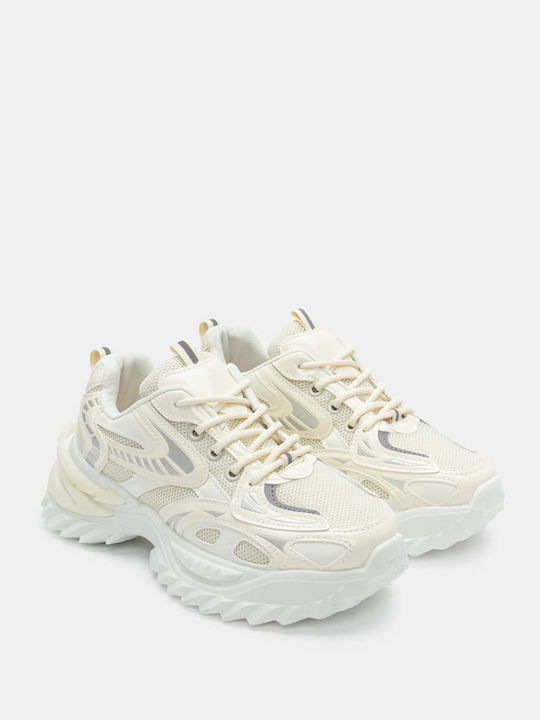 Luigi Chunky Sneakers Beige