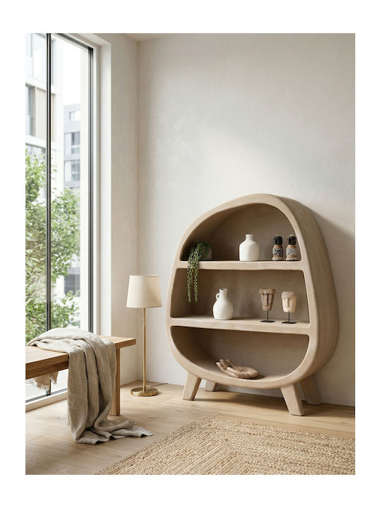 Bibliothek Santorini Coffee 120x38x133cm