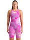 Arena Powerskin Carbon-air² Open Back Le 006341-150 Femeiesc Costum de Baie de Competiție Întreg pentru Înot Roz