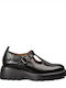Leather Women's Loafers in Black Color