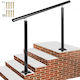 Vevor Black Outdoor Stair Railing 4ft Adjustable 0-60° Garden Lzltfs4ycyghsdlz1v0