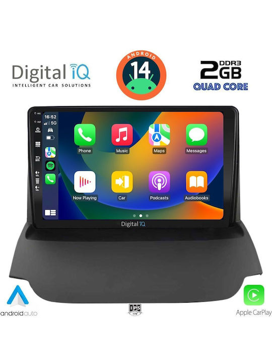 Digital IQ Auto-Audiosystem für Ford EcoSport 2012-2018 (Bluetooth/USB/AUX/WiFi/GPS/Apple-Carplay/Android-Auto) mit Touchscreen 9"