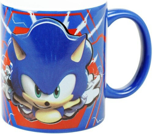Gim Sonic The Hedgehog Mug Ceramic 325ml Gim Sonic The Hedgehog Mug Ceramic 325ml