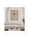 Inthebox New Age Decorative Canvas Painting Beige Brown Wood Frame Brown 80x120xh4.3cm 031354