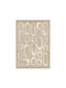Inthebox Coesion Decorative Canvas Painting Beige MDF Frame Natural 60x90xh4.3cm 031357