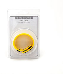 Me You Us Yellow Silicone Cock Strap