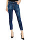 Cool Girl Χαμηλόμεσο Γυναικείο Jean Παντελόνι σε Slim Εφαρμογή μπλε
