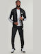 Tracksuit Glossy with Elastic Black