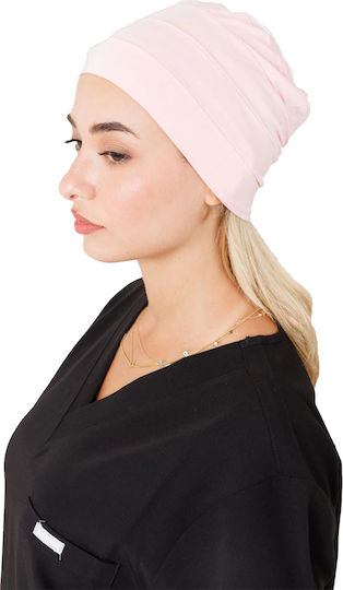 Dr. Scrub Unisex Σκουφάκι Χειρουργείου Ροζ