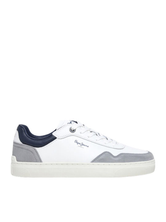 Pepe Jeans Camden Ανδρικά Sneakers Ασπρο