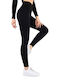 Women's Long Training Legging Black