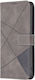 Binfen Magnetic Buckle Rhombus Texture Book Tem...