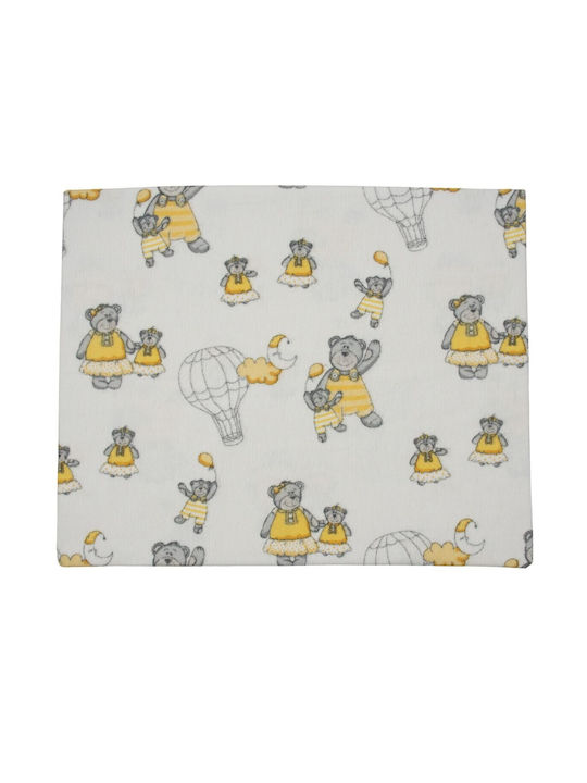 Kamtex Baby Прегръщаща Пелена Жълт 100x120см.