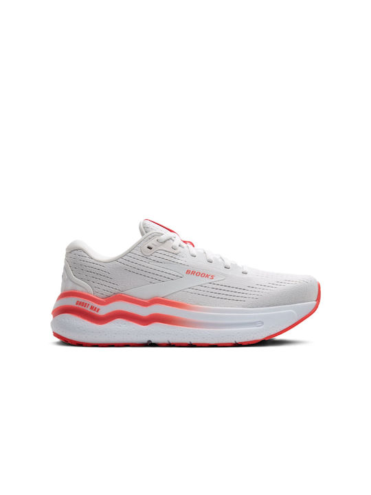 Ghost Max 2 Γυναικεία Αθλητικά Παπούτσια Running White / Hot Coral