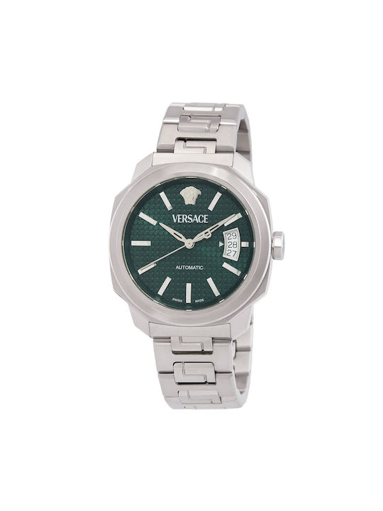 Versace Dylos Women's Watch 42mm Automatic with Silver Stainless Steel Bracelet Versace Dylos Women's Watch 42mm Automatic with Silver Stainless Steel Bracelet