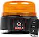 AMiO Car Beacon LED 12 / 24V 12.3cm with Orange Lighting