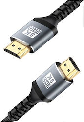 Naxius HDMI 2.1 HDMI-Stecker - HDMI-Stecker 2m Schwarz