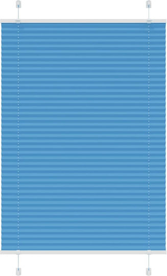 vidaXL Beschattungsrollo Stoff in Blau Farbe L95xH150cm vidaXL Beschattungsrollo Stoff in Blau Farbe L95xH150cm