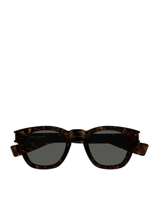 Ysl Unisex Sunglasses with Brown Tartaruga Plas...
