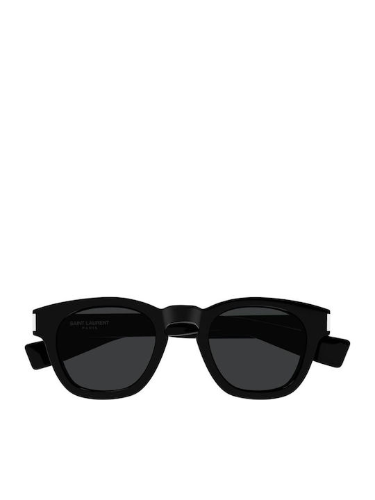 Ysl Unisex Sunglasses with Black Plastic Frame and Black Lens SL 746 001